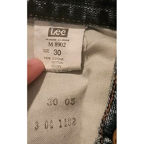 Lee Womens Jeans Straight Medium Wash Size 30 Y2k Vintage Bootcut Distressed - Picture 5 of 8